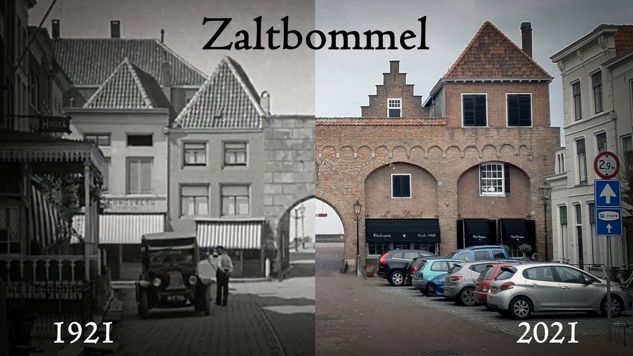 Zaltbommel. Then (1921) and Now (2021)