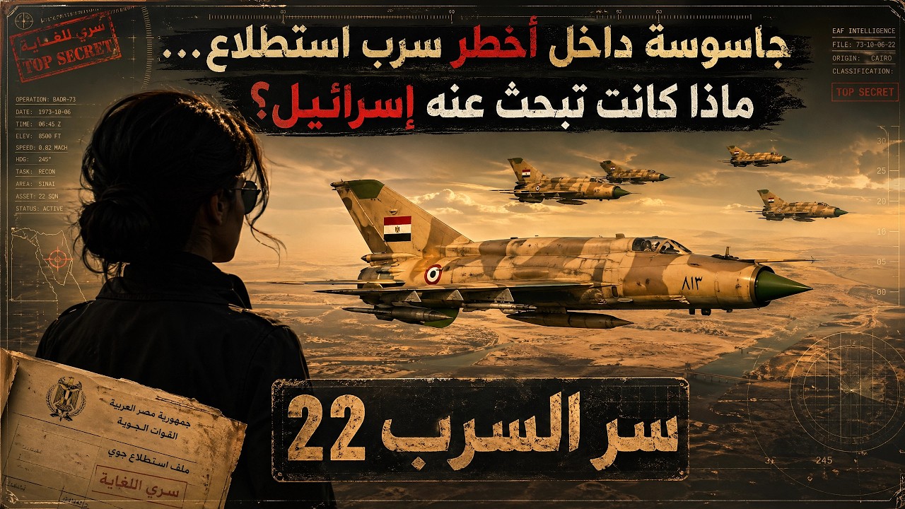 السرب 22 المرعب / لماذا أرسل الموساد جاسوسة  للتجسس علية بالذات / نسر الاستطلاع  أمين راضي يكشف السر