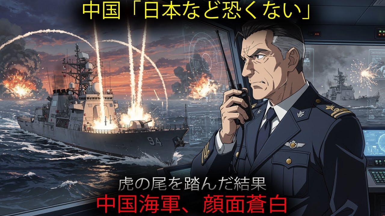 【海外の反応】南シナ海で中国艦隊がロックオン…その時、海自イージス艦が選択した「撃沈させない」精密反撃シミュレーション