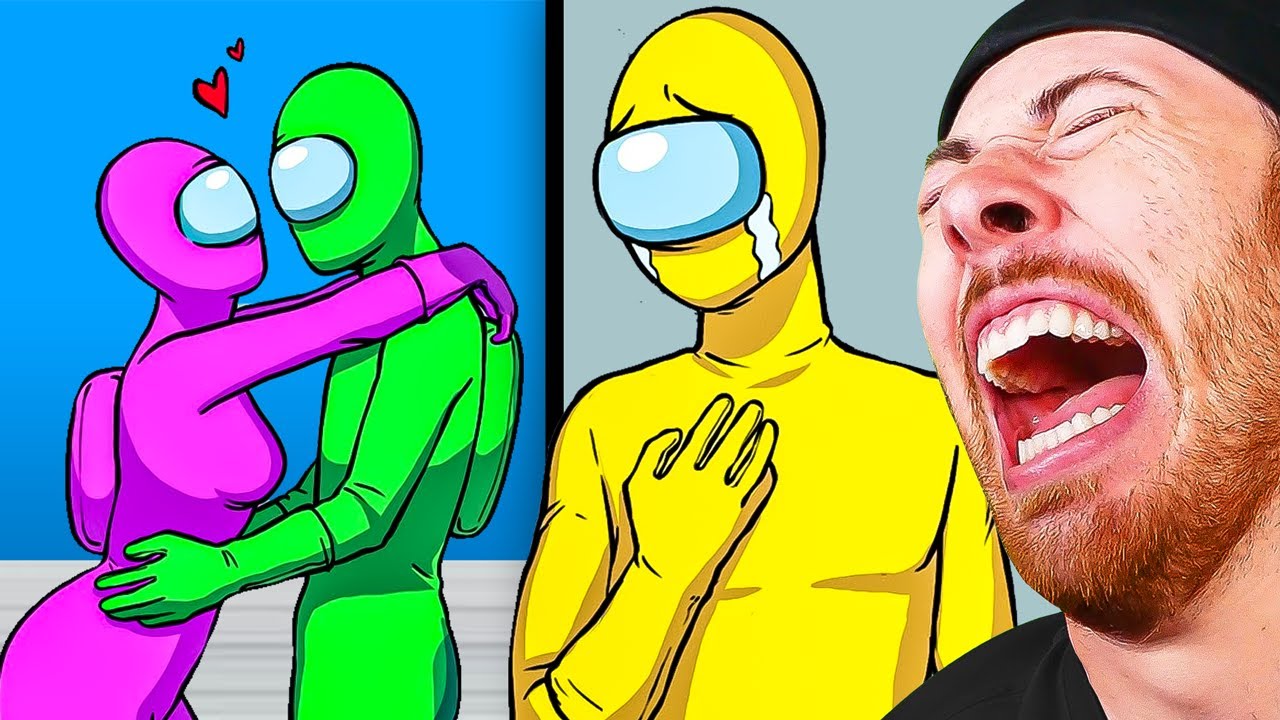 TRY NOT TO LAUGH - Among Us Animations