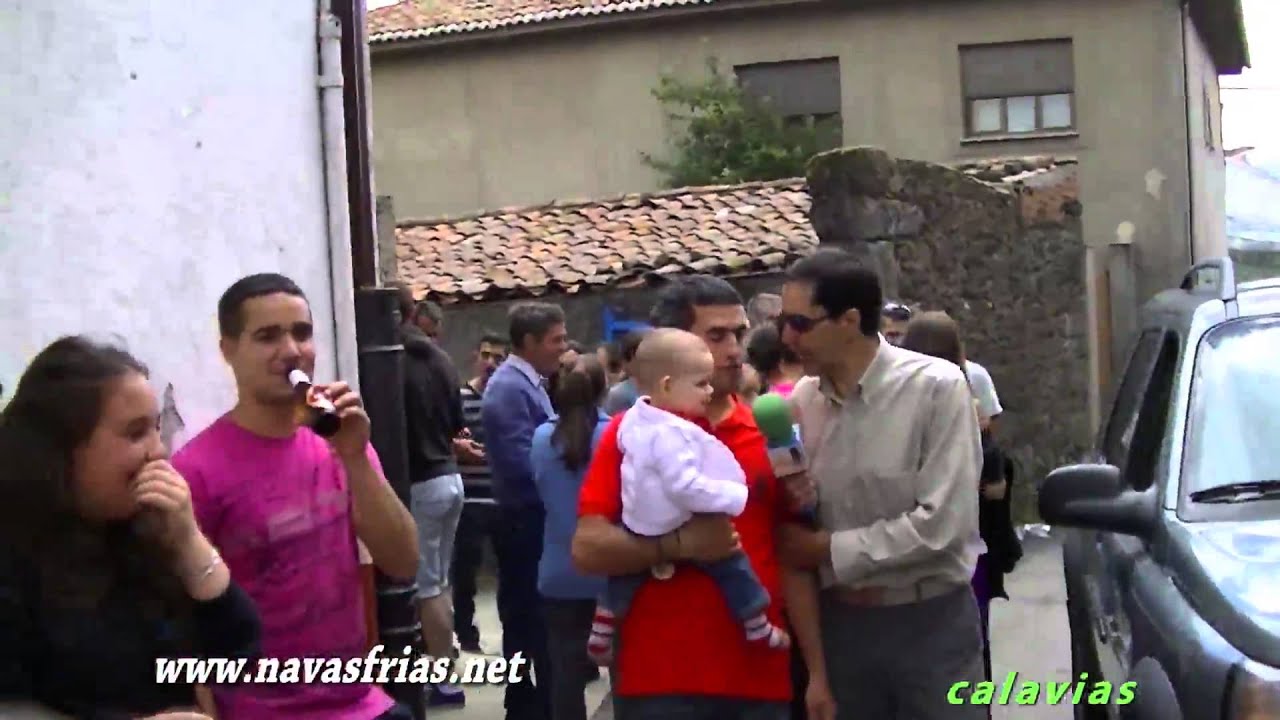 Navasfrias San Juan 2014, entrevistas a pie de calle, encierro