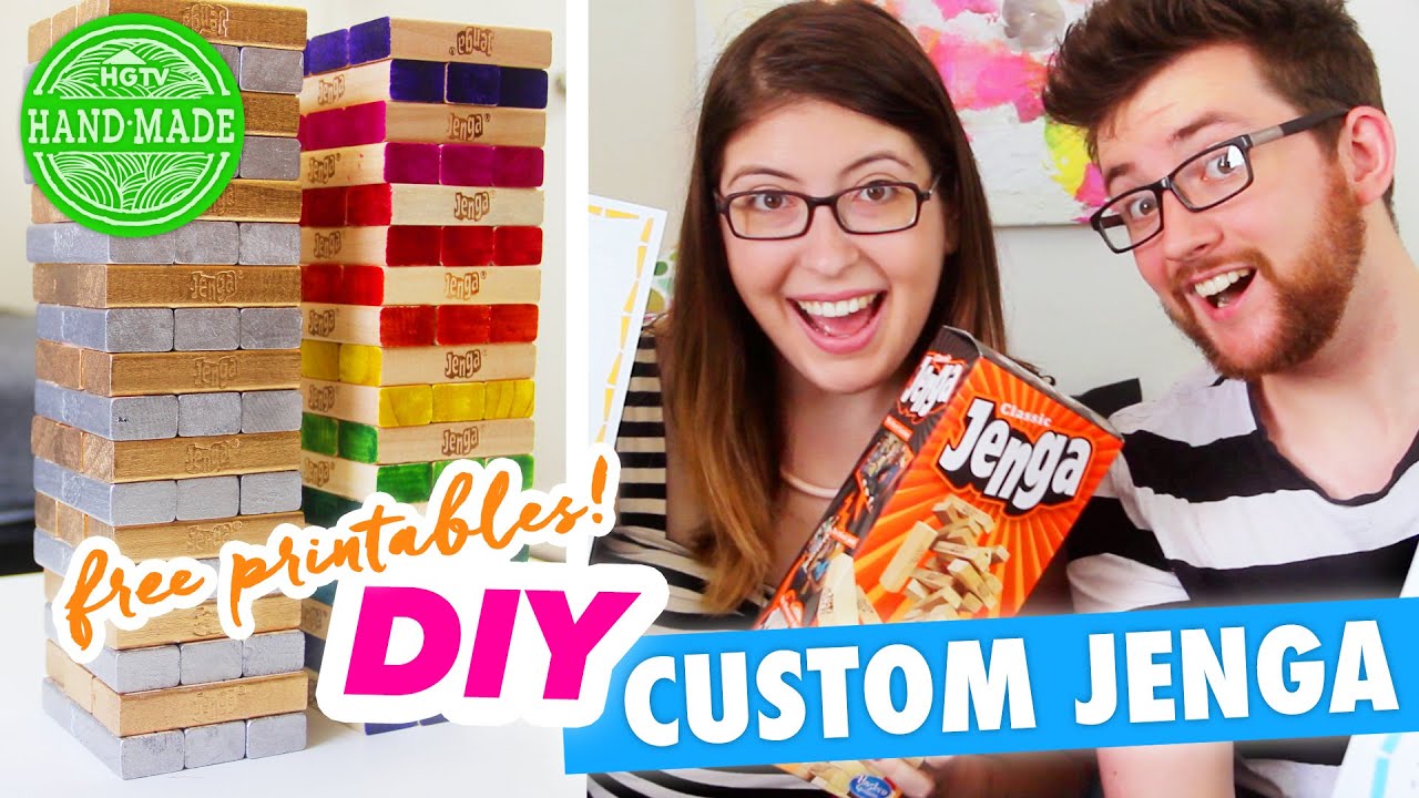 DIY Custom Jenga Game with Liam Dryden - ALL REQUEST AUGUST - @HGTVHandmade