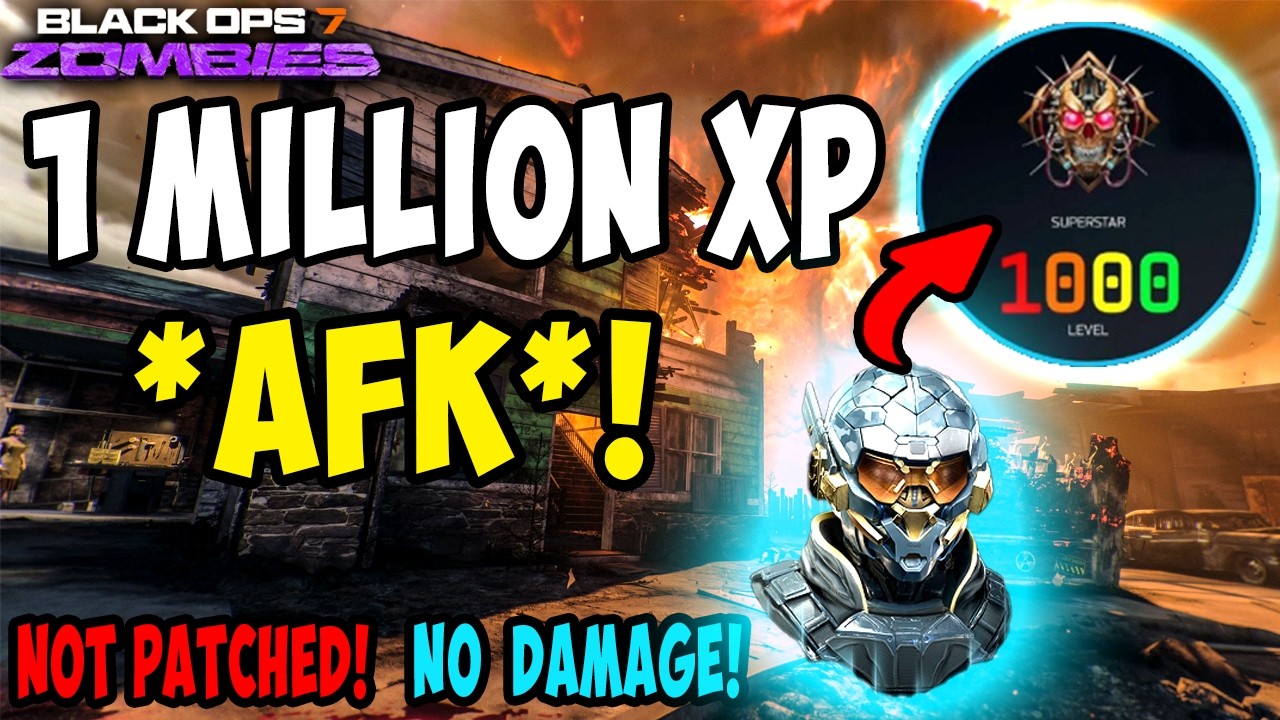 SOLO 1 MILLION XP AFK FARM STILL NOT PATCHED! (BO7 Zombies)