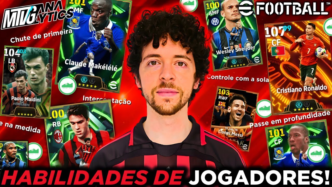 🎮 Conclusão da SAGA: Minha opinião sobre TODAS as habilidades de jogadores no eFootball!