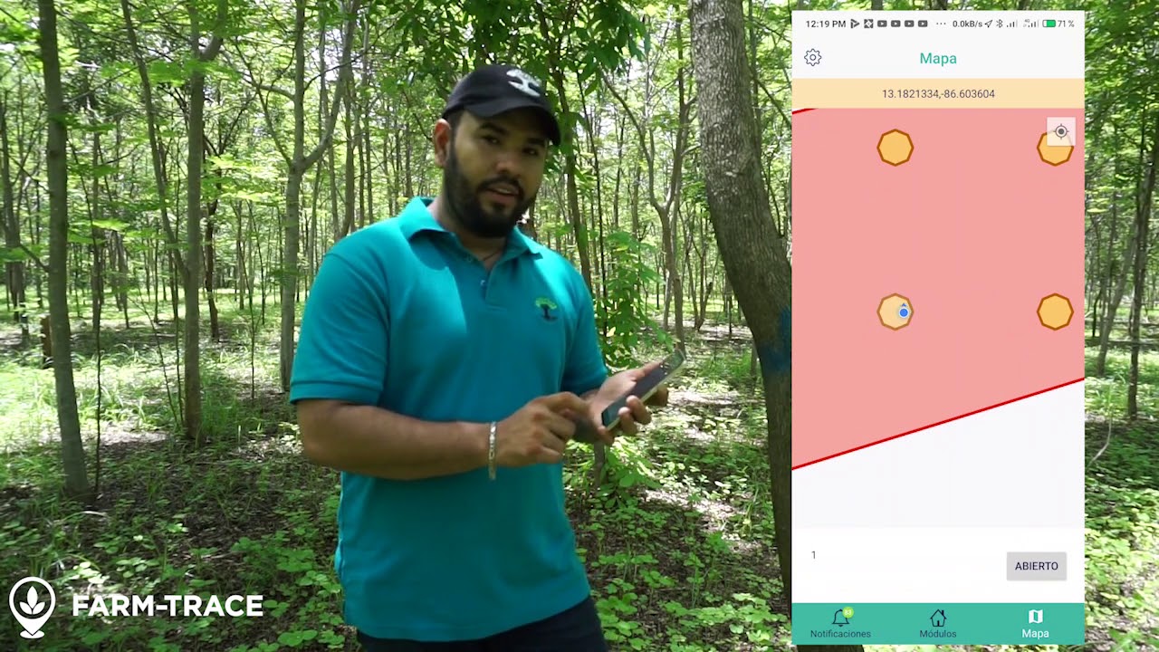 Cómo medir árboles y carbono con FARM-TRACE Mobile