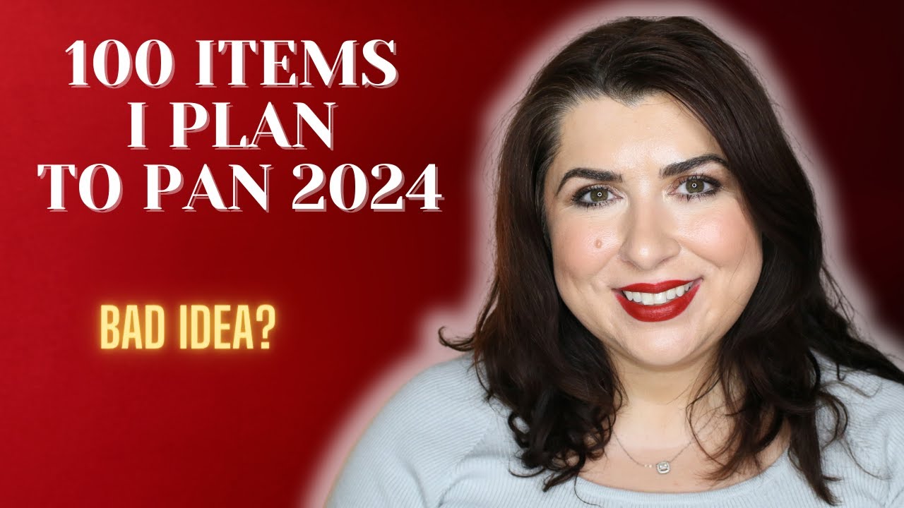 100 PRODUCTS I WANT TO PAN IN 2024 | #Vlogmas2023