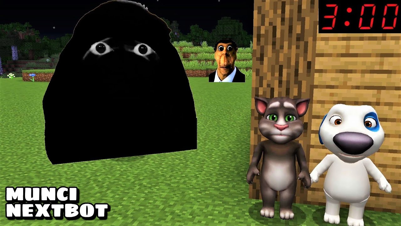 ANGRY MUNCI NEXTBOT IS CHASING US in Minecraft - Gameplay - Coffin Meme