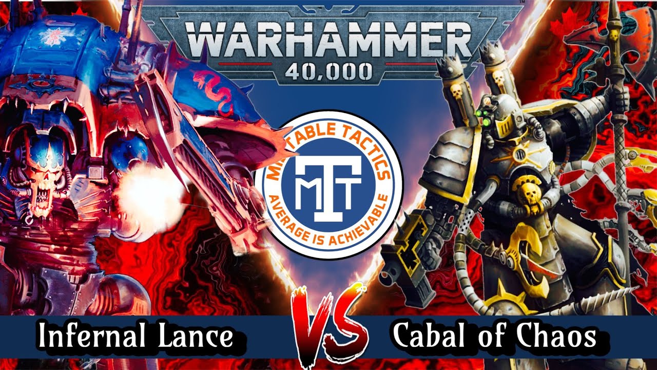 Warhammer 40k Battle Report: Chaos Knights VS Chaos Space Marines