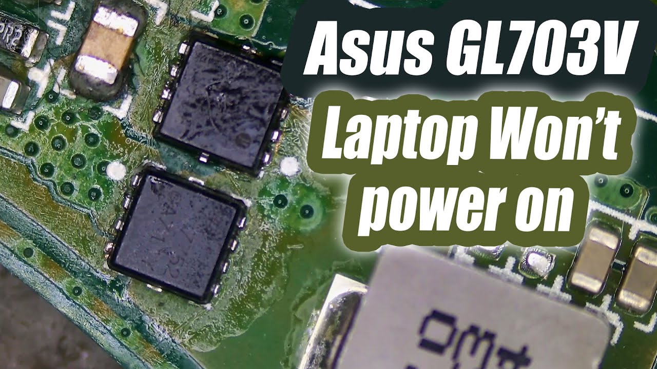 Ремонт игрового ноутбука Asus GL703V, но у нас возникла проблема