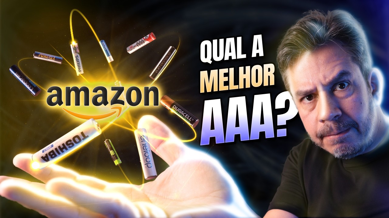 Qual a melhor pilha recarregável palito (AAA) pra comprar na Amazon?