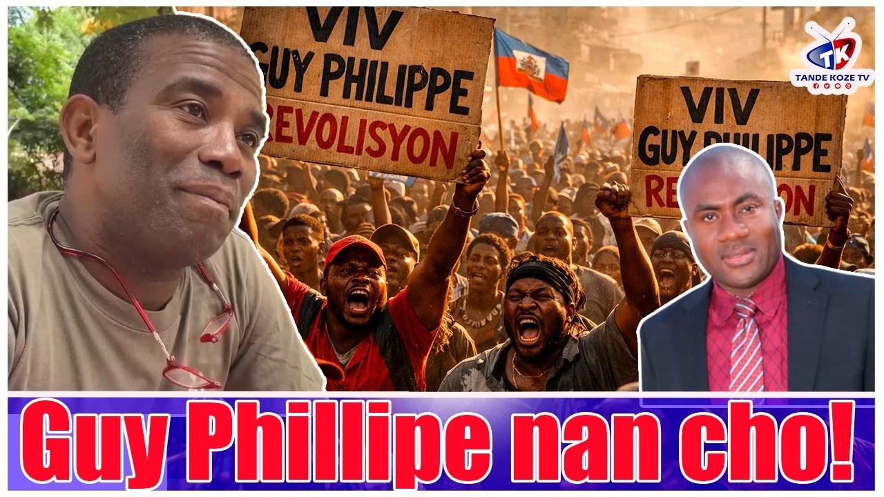 Gwo sekrè sou Guy Phillipe pran lari. Theriel lage koze a nan lari.
