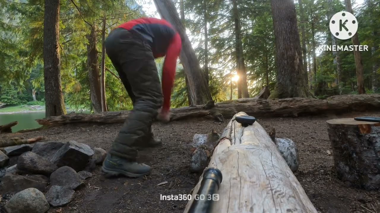 MRS microraft, One night solo at Barclay lake,Washington state