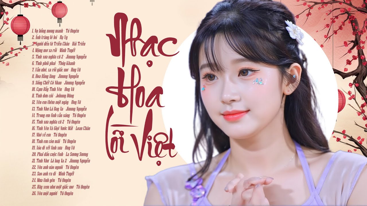 Li&ecirc;n Kh&uacute;c Nhạc Hoa Lời Việt 8X 9X Kh&ocirc;ng Quảng C&aacute;o - LK NỤ HỒNG MONG MANH, &Aacute;NH TRĂNG LẺ LOI