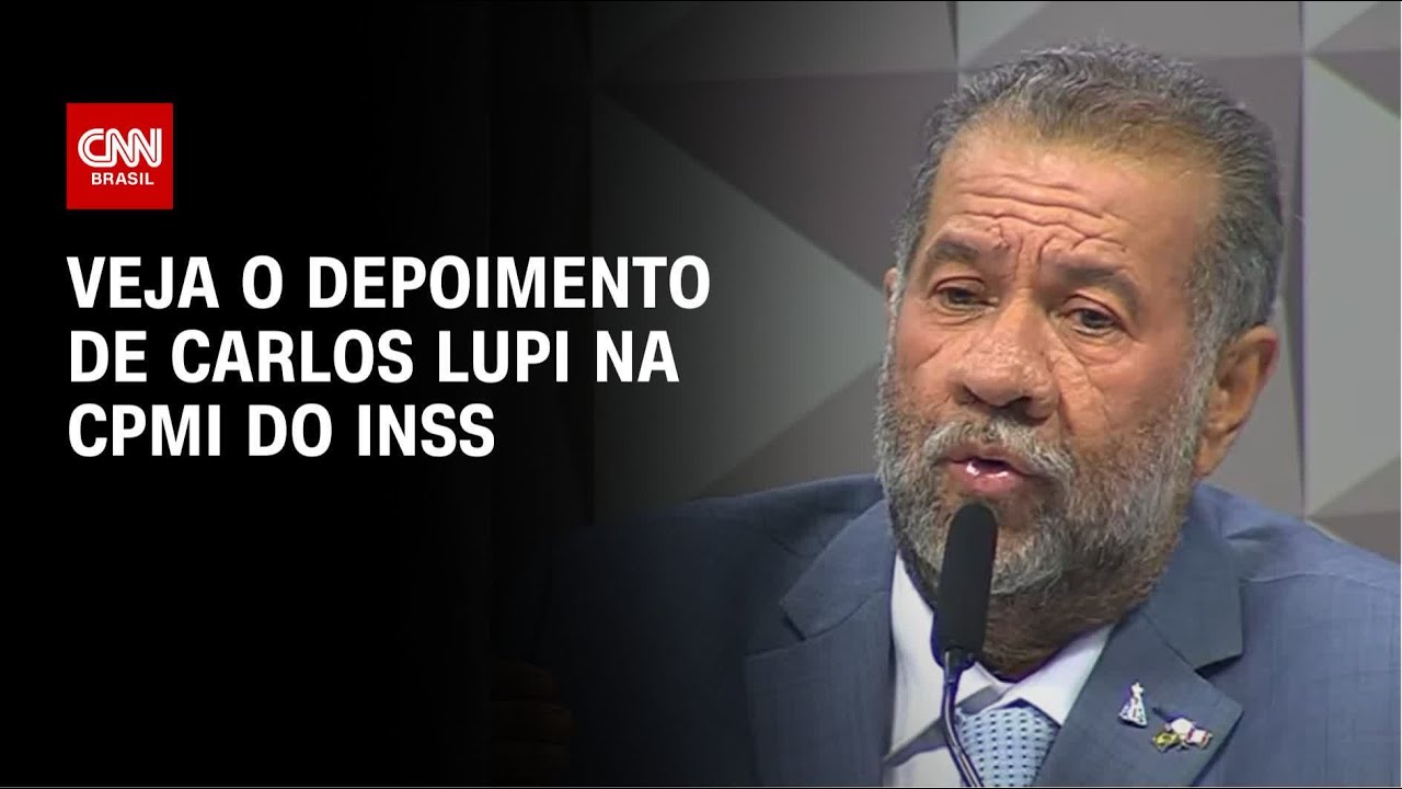 Agora: Carlos Lupi, ex-ministro da Previd&ecirc;ncia, fala na CPMI do INSS | CNN 360&deg;