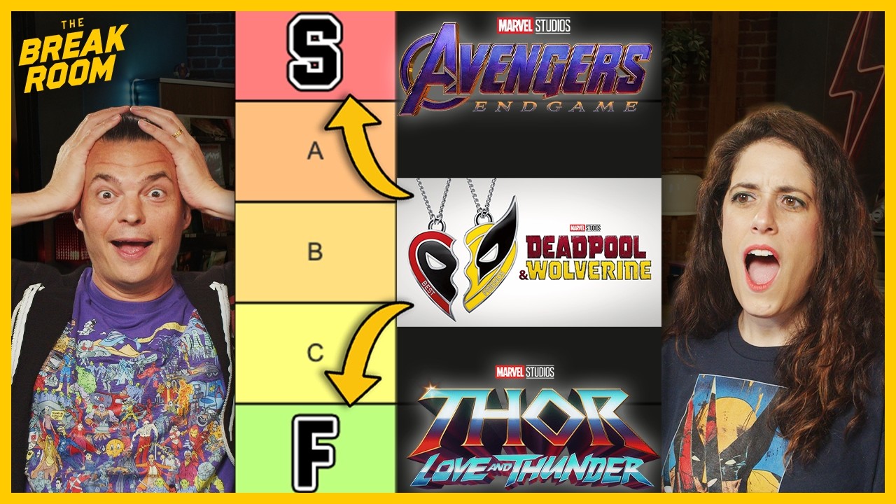 Ranking EVERY MCU Film | Marvel Movie Tierlist
