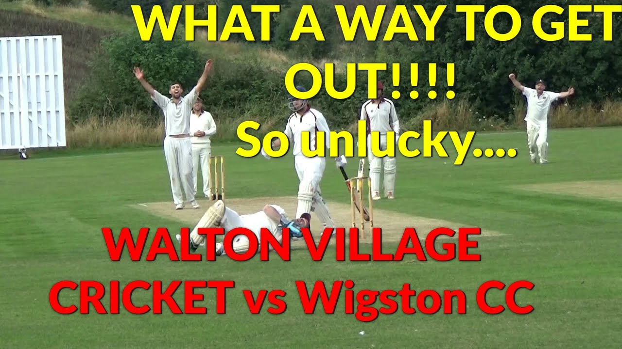 STRANGE DISMISSAL! close run chase! vs Wigston. WALTON VILLAGE CRICKET
