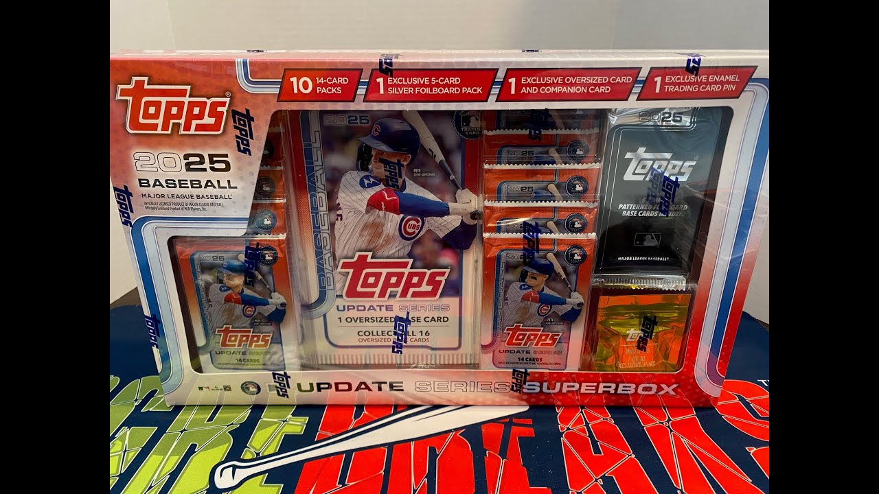 Opening a 2025 Topps Update Series Super Box!! These Are A Lot Of Fun!!