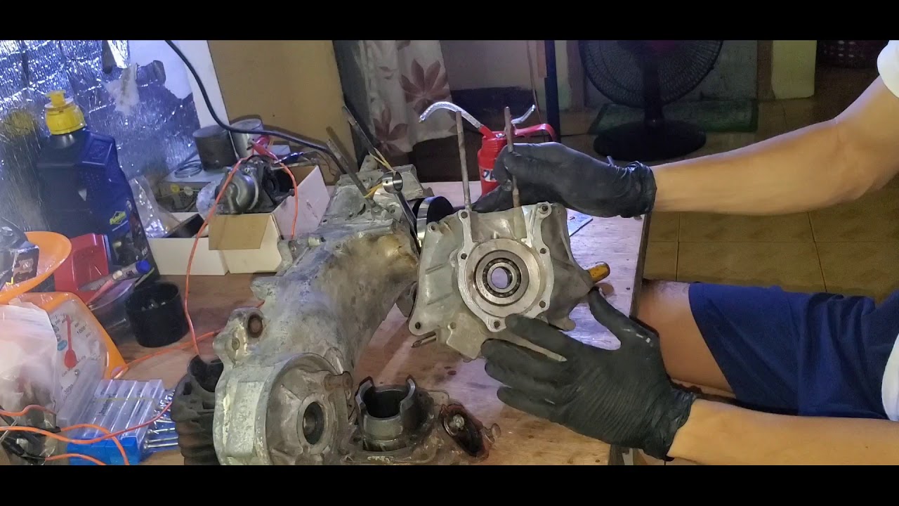 How to install crankshaft using puller method