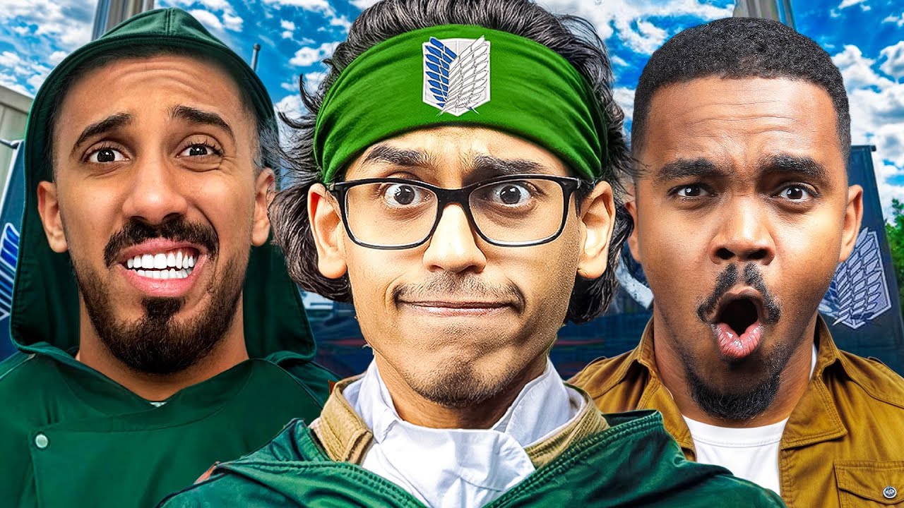 الأنمي في الحياة الواقعية 😨🔥!!
