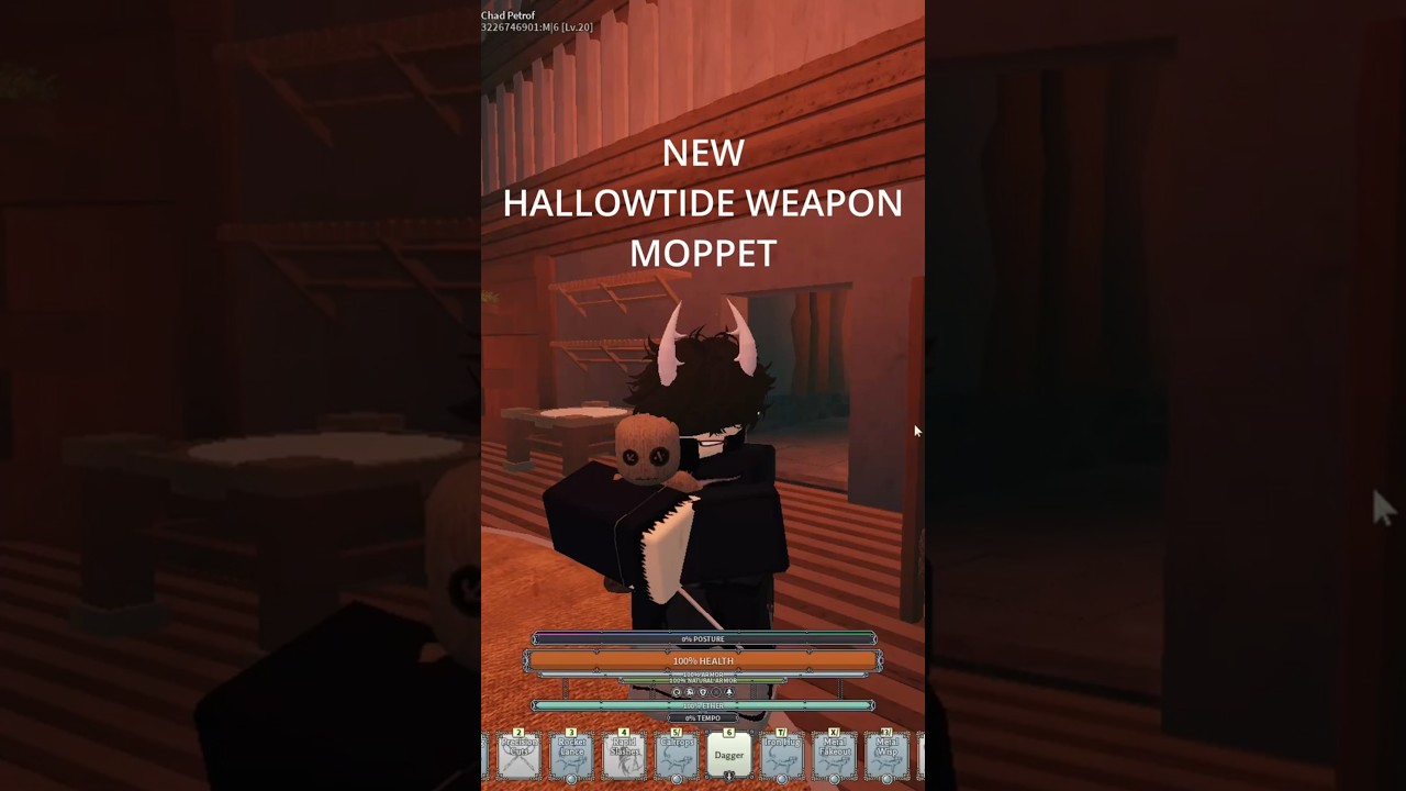 NEW HALLOWTIDE WEAPON: MOPPET | Deepwoken Hallowtide: Week 2