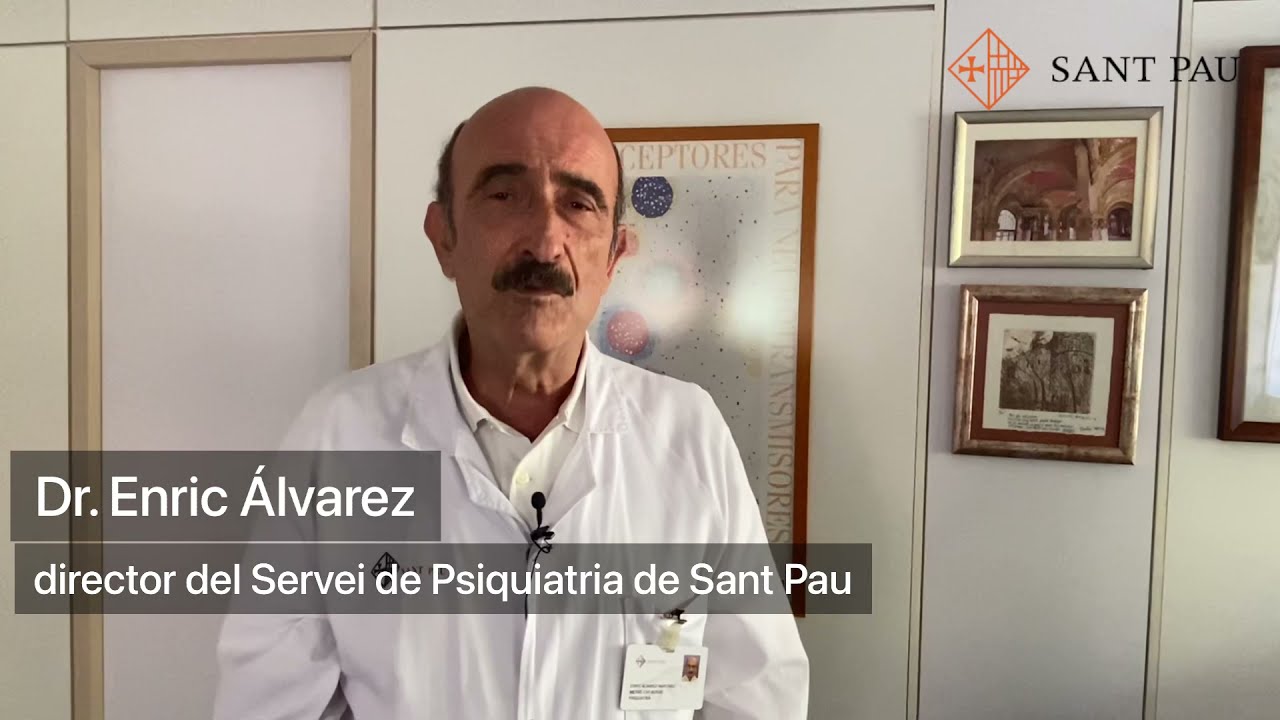 Dr. Enric Àlvarez, director del Servei de Psiquiatria de Sant Pau
