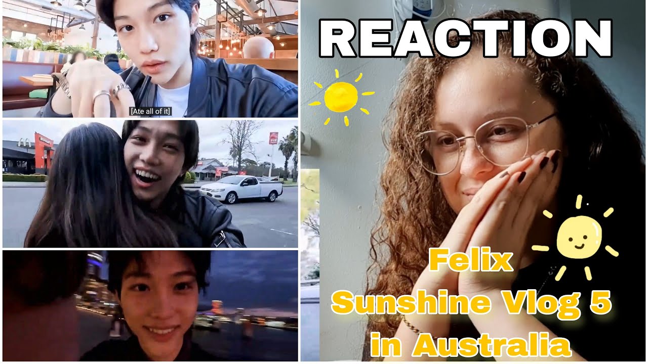 [SKZ VLOG] Felix : Sunshine Vlog 5 in Australia REACTION (so cute!!!)