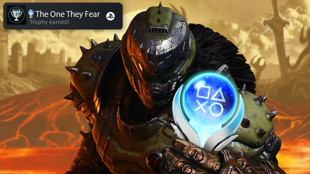 Conquering Hell for DOOM: The Dark Ages' Platinum Trophy