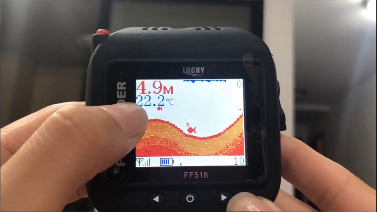 Wear Lucky watch fish finder FF518 on your wrist