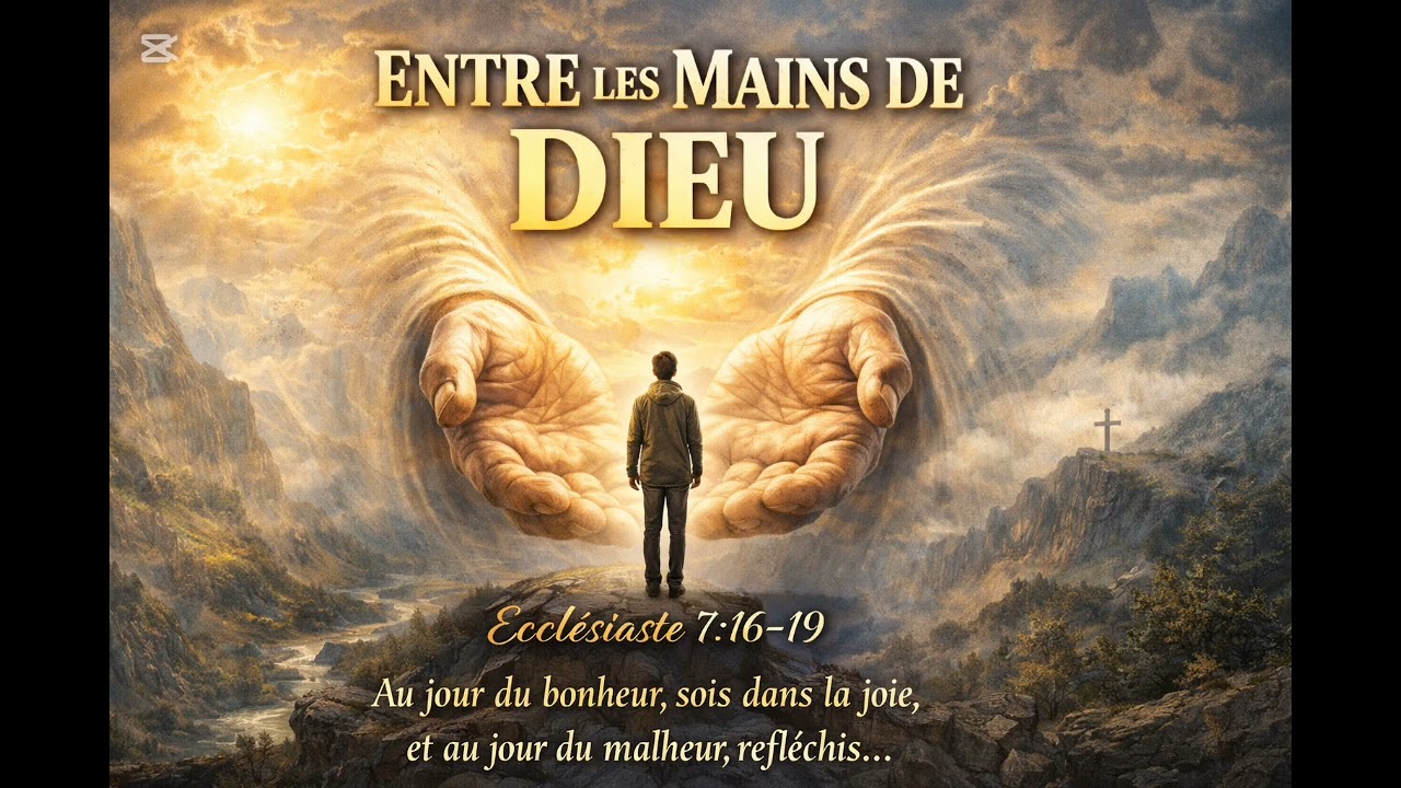 Entre les mains de Dieu - chanson tirée d'Écclésiaste 7:16-19