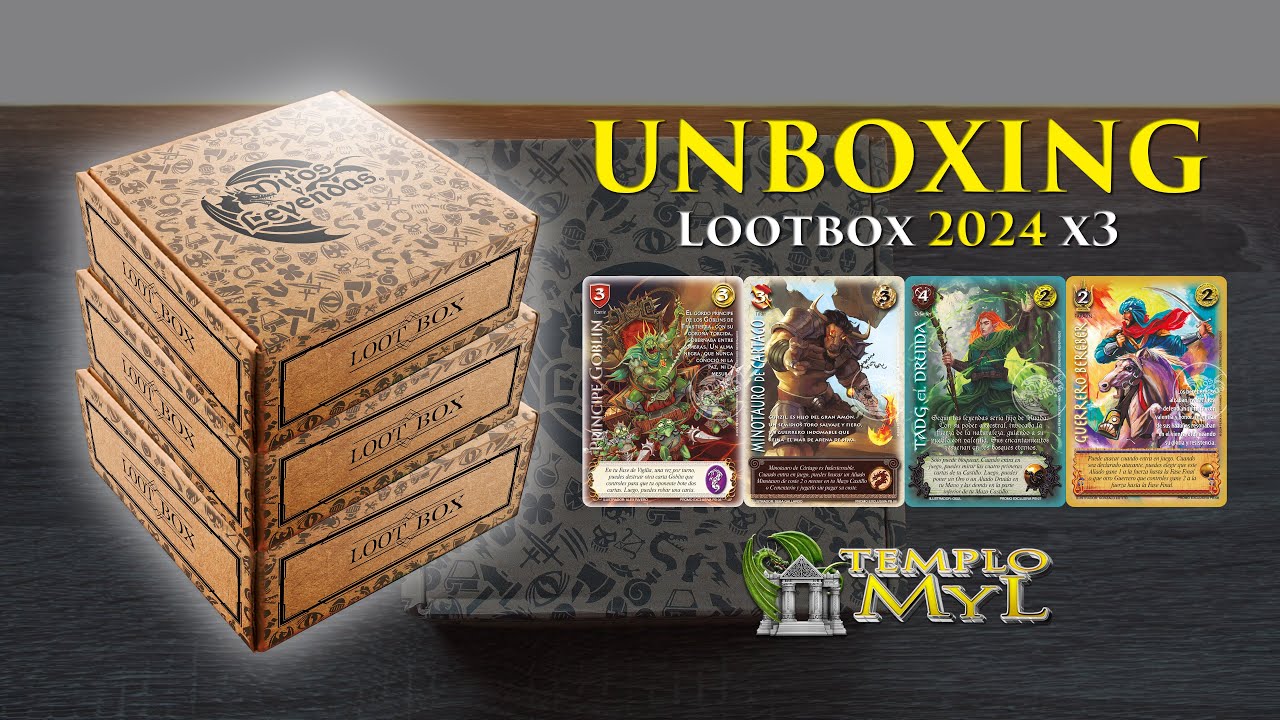 Unboxing Lootbox 2024 x3 🏛️🐉 Templo MyL