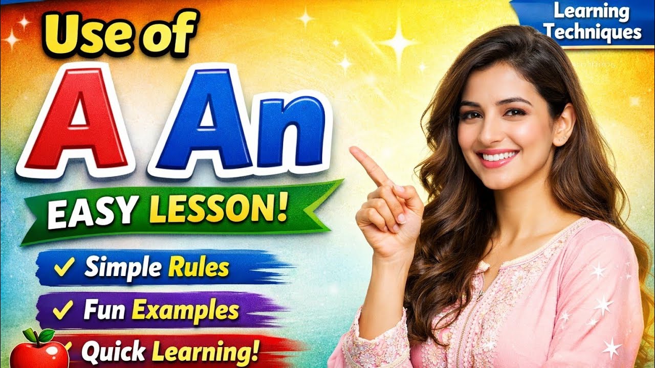 Use of A and An in English | A vs An Easy Rules in Urdu | Basic English Grammar for Beginners