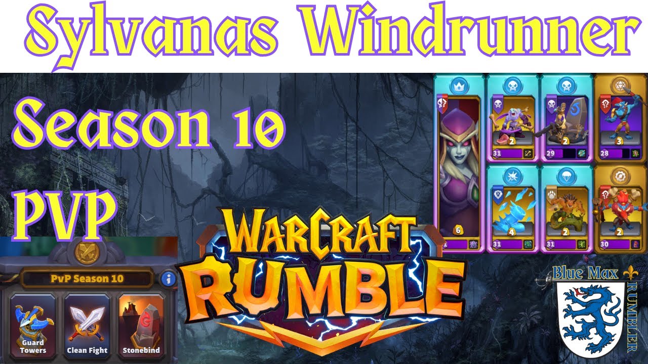 Warcraft Rumble: Season 10 Sylvanas Windrunner PVP
