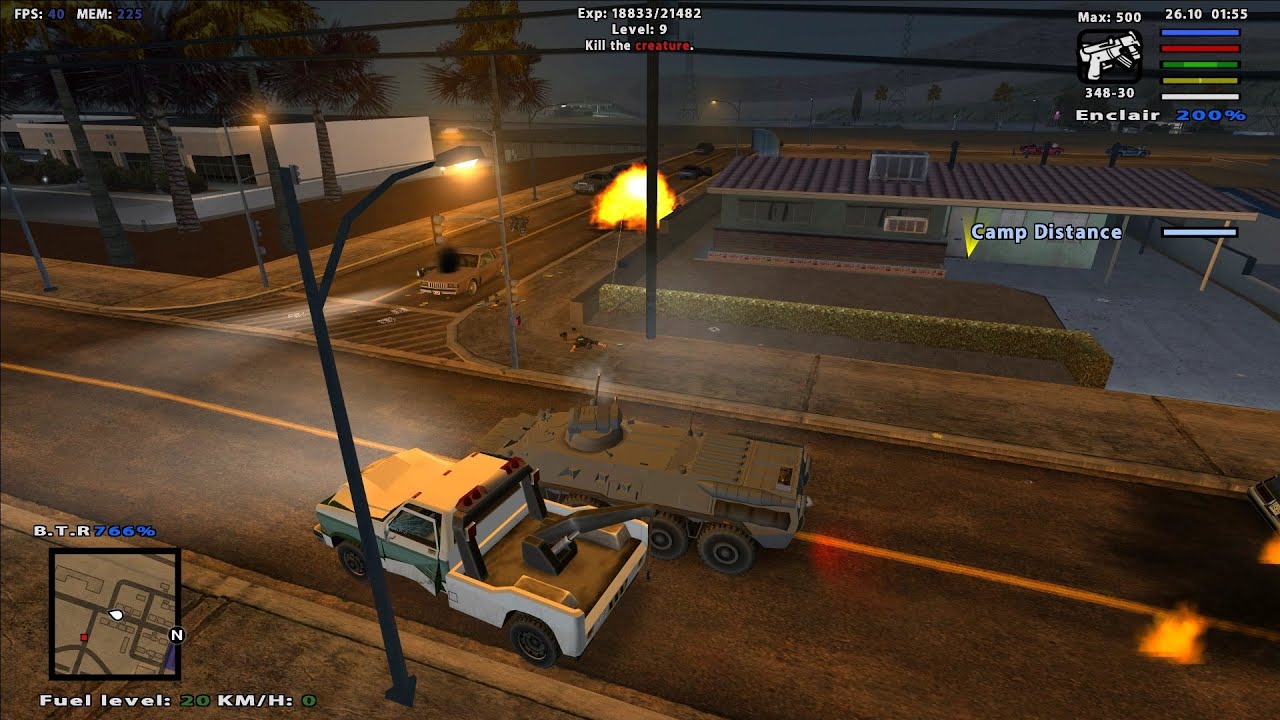 i just continue my save game on Survival mode(Custom) | Zombie Andreas