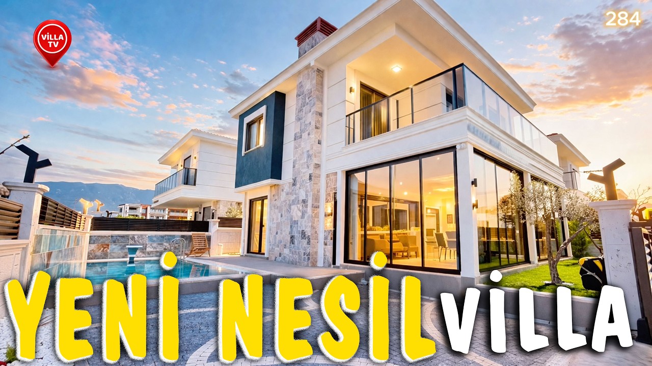 Davutlar'da Yeni Nesil Bah&ccedil;eli Havuzlu Akıllı Villa | Kuşadası L&uuml;ks Ev Turu