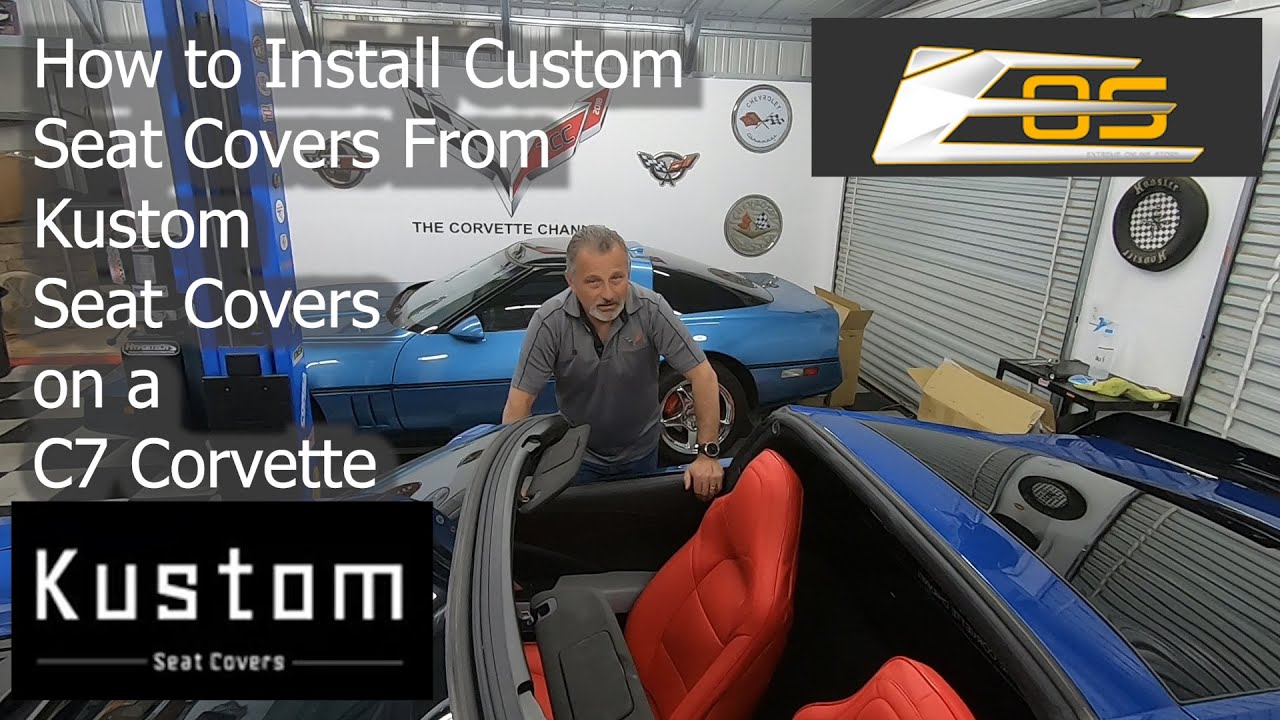 How to Install Custom Seat Covers From Kustom Seat Covers on a C7 Corvette