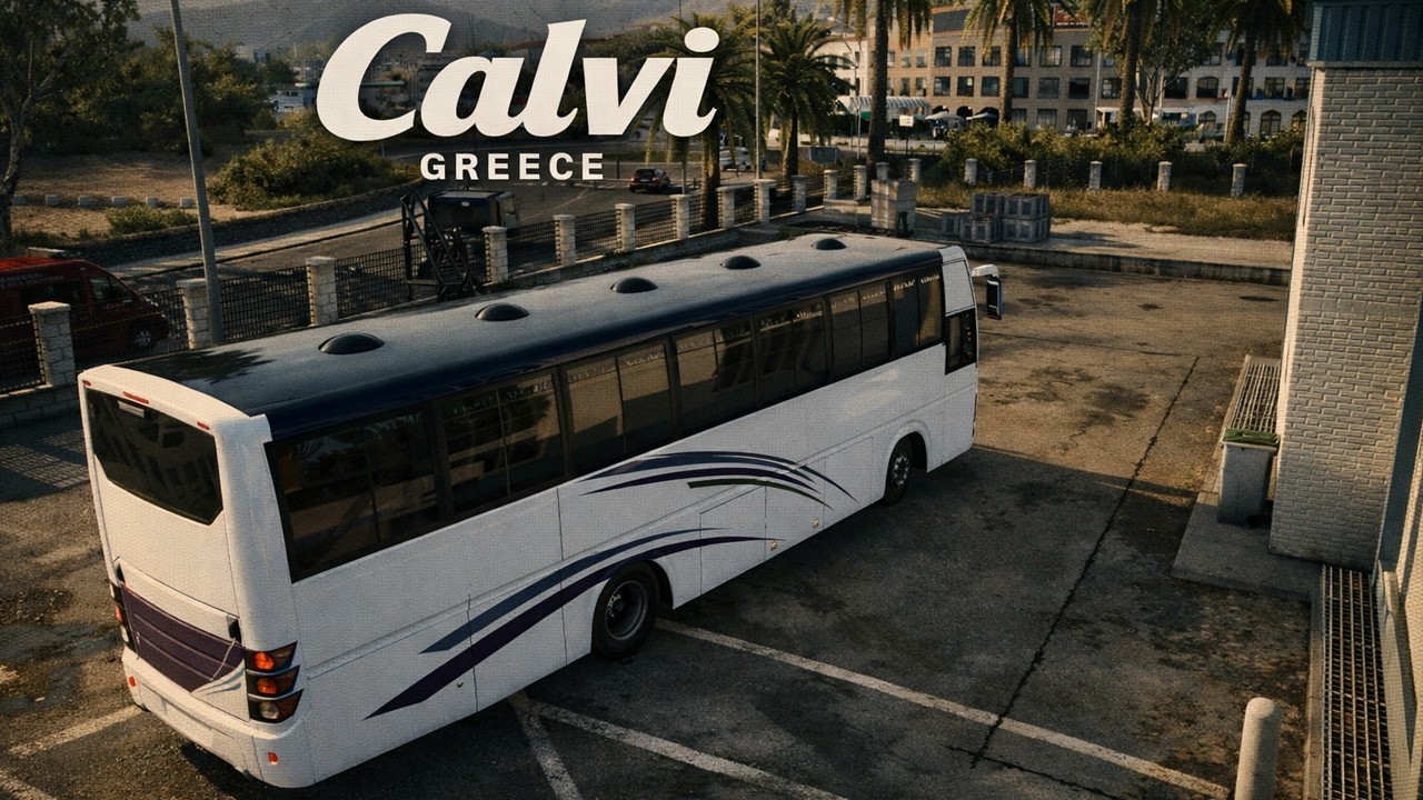 Calvi Greece | Map Beyond | ETS2 v1.57.2.4s | Euro Truck Simulator 2 (No Commentary)