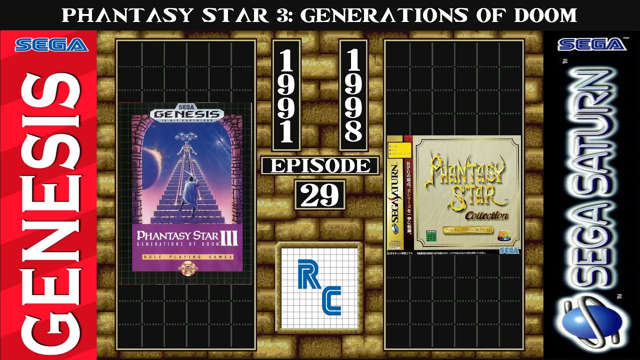 Sega Genesis Vs Sega Saturn - Phantasy Star 3: Generations Of Doom