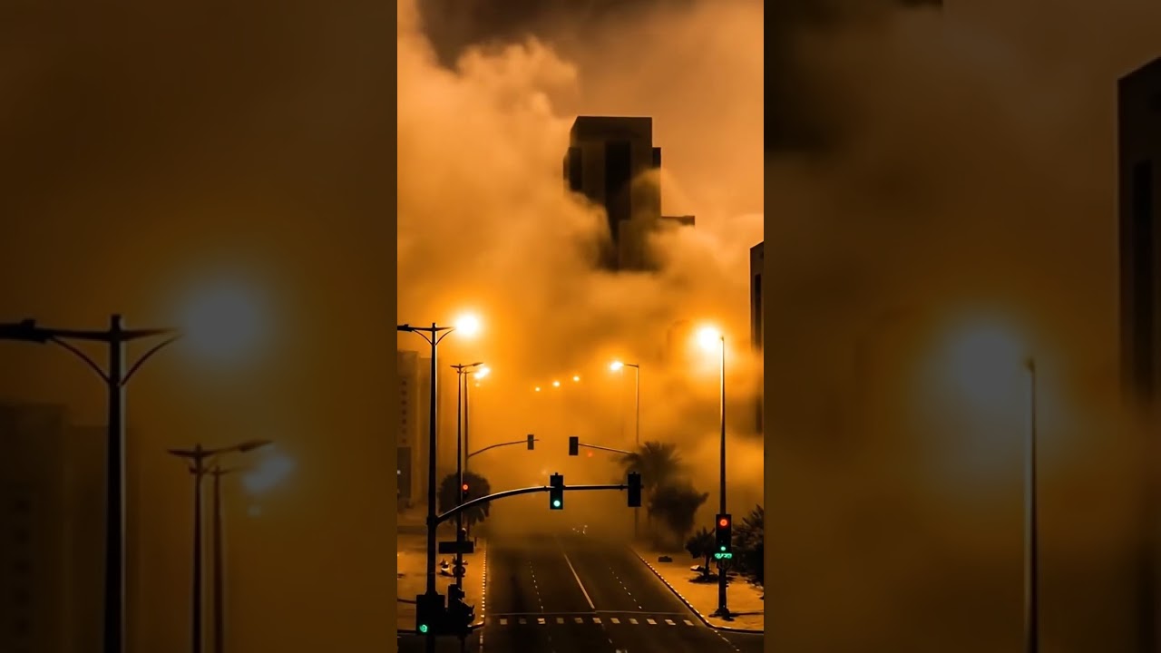 When a Sandstorm Swallows a City | Ultra-Realistic 8K 