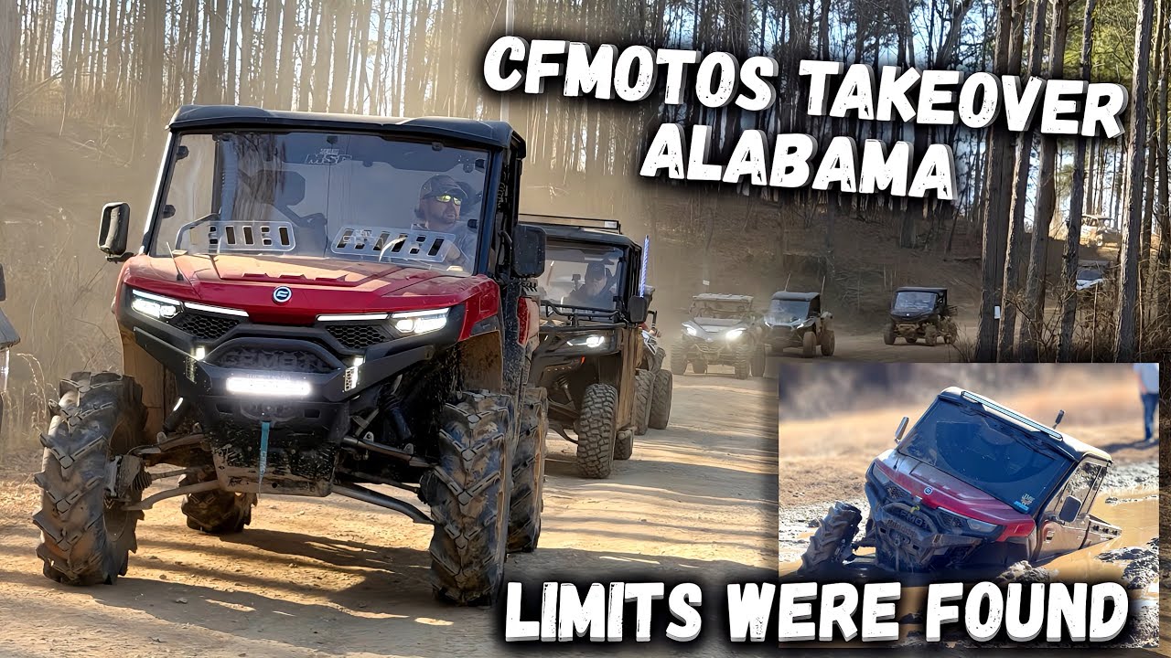 CFMOTO Highland found it's Limit! Polaris RZRs, ZFORCE, CFORCE ATVs...| N.W. Alabama Mountain Ride