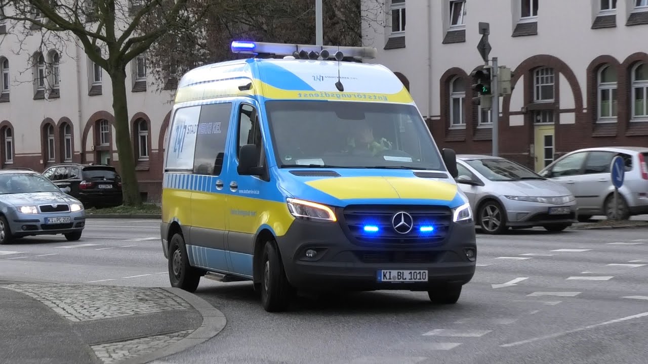[Neufahrzeug] Entstörungsdienst Stadtwerke + WLF AB-Gefahrgut BF + RTW DRK Kiel