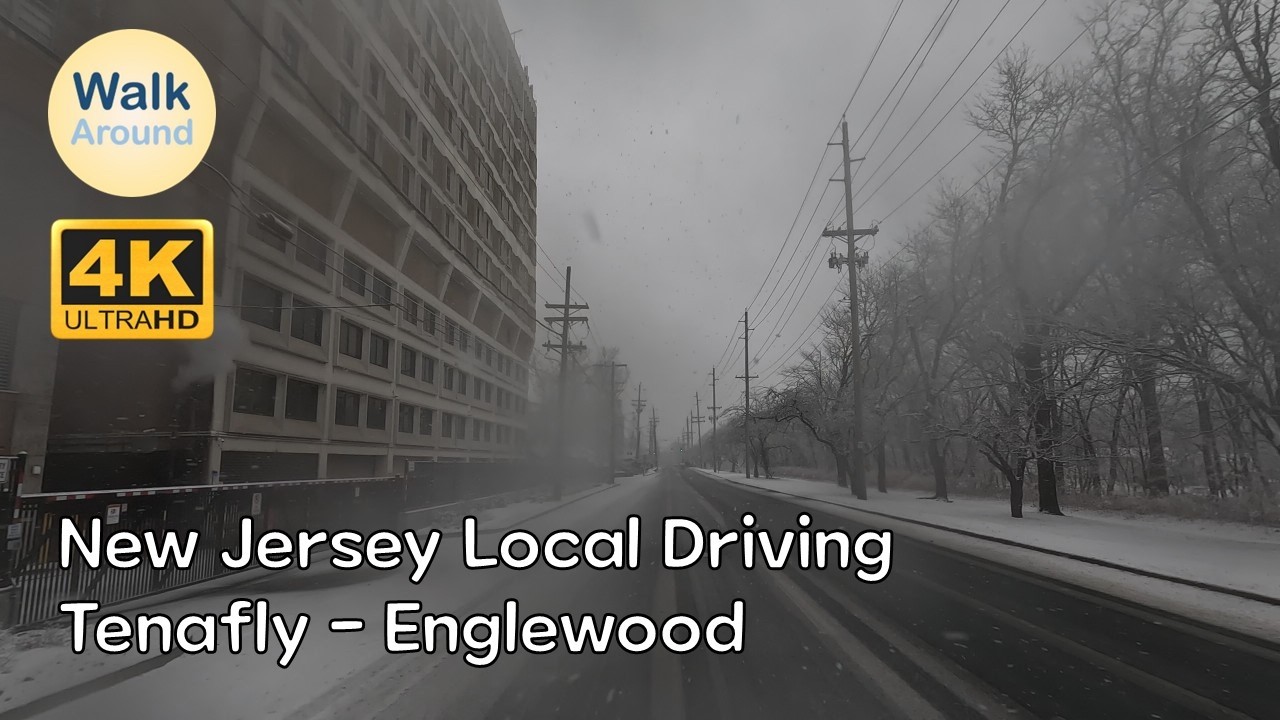 【4K60】 New Jersey Local Driving: Tenafly - Englewood