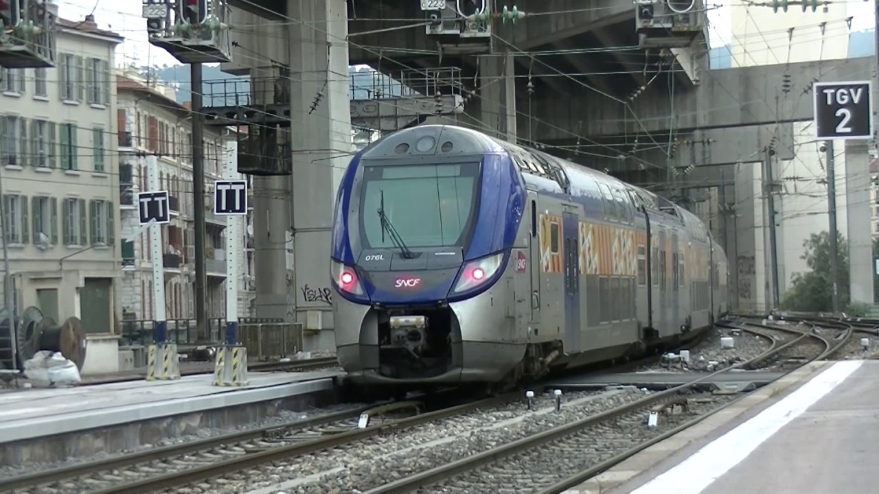 Compilation de trains à Nice-Ville