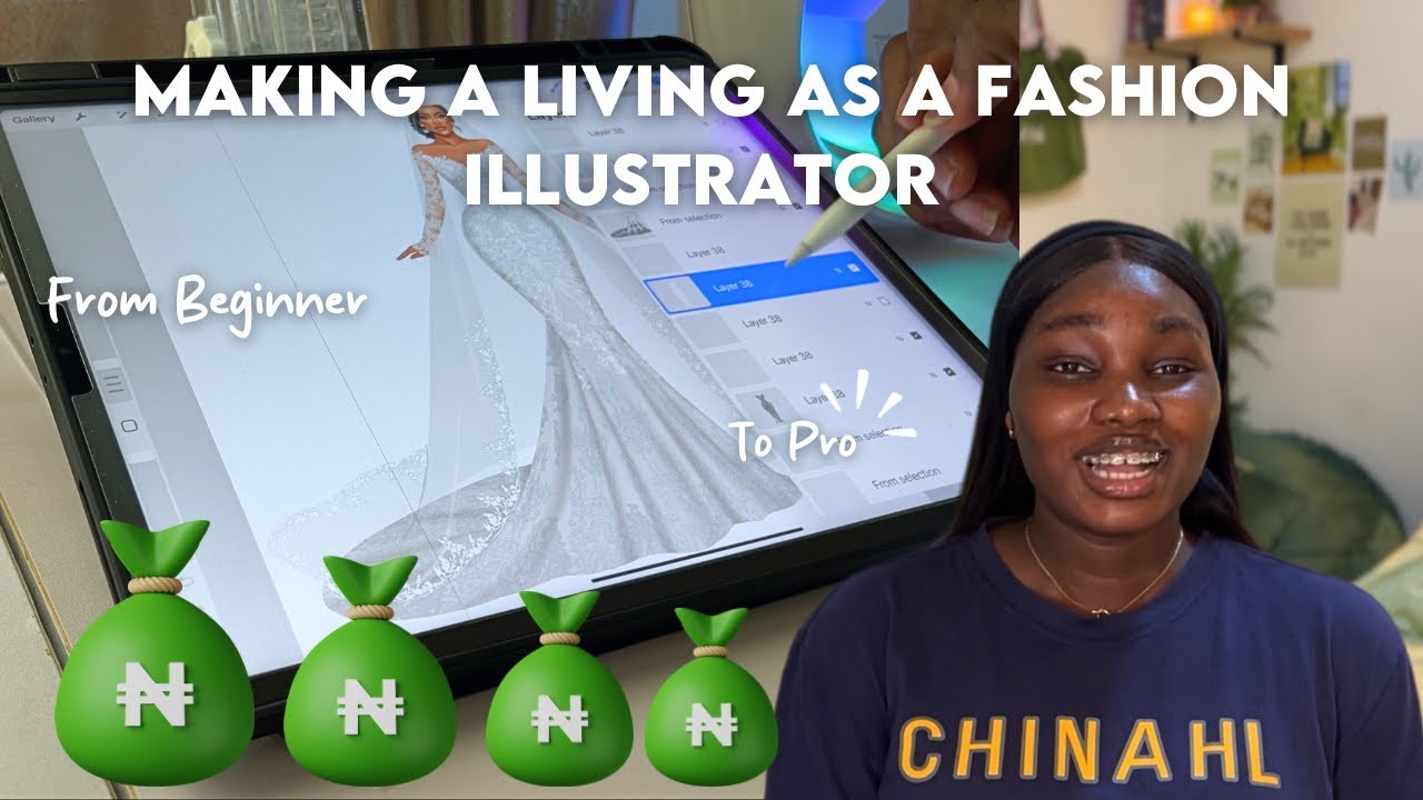 Making a living as a Full-time Fashion Illustrator in Nigeria| How to be a Freelance Illustrator