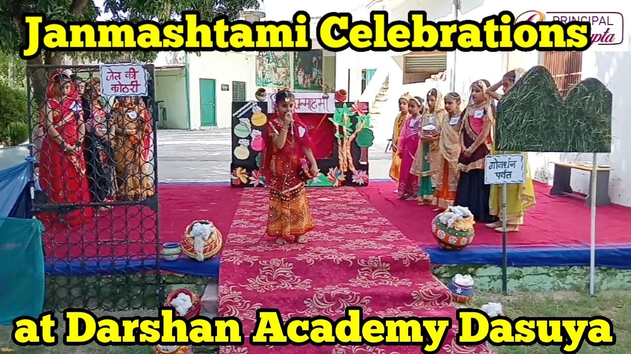 Janmashtami celebrations at Darshan Academy, Dasuya