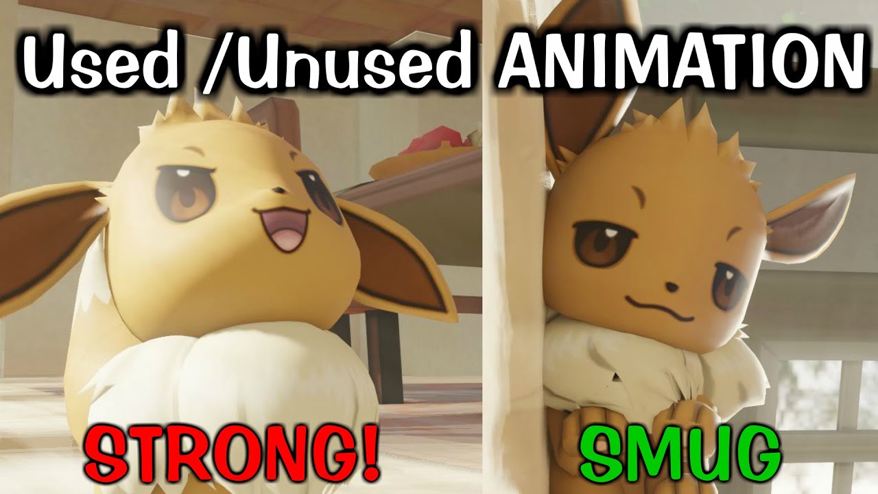All Eevee animation from Pokemon Main Game