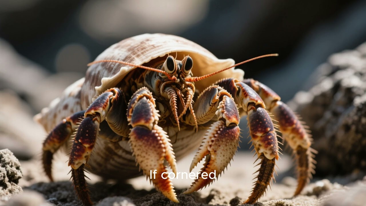 How Hermit Crabs Protect Themselves