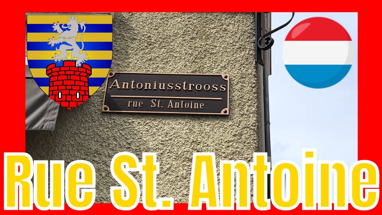 Diekirch:  Rue St. Antoine, L-9205 Diekirch  visite &agrave; pied Diekirch,Luxembourg,walking tour