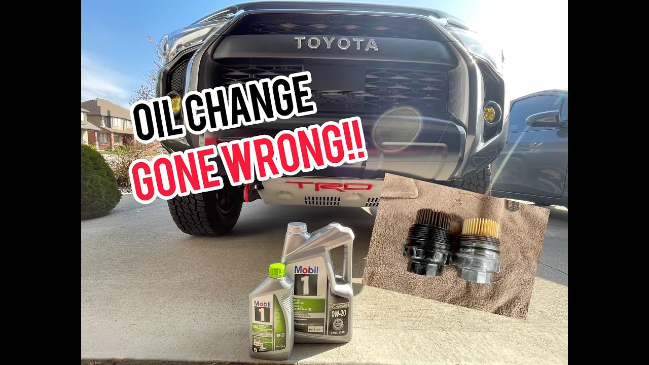 Toyota 4Runner TRD Pro - Oil Change Gone Wrong!!