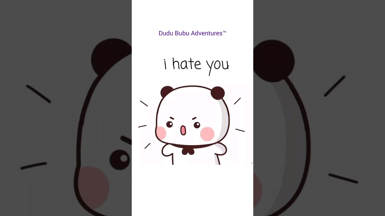 Bubu and Dudu's fight does not last long 😅 #viralshorts #dudububuadventures #bearpanda
