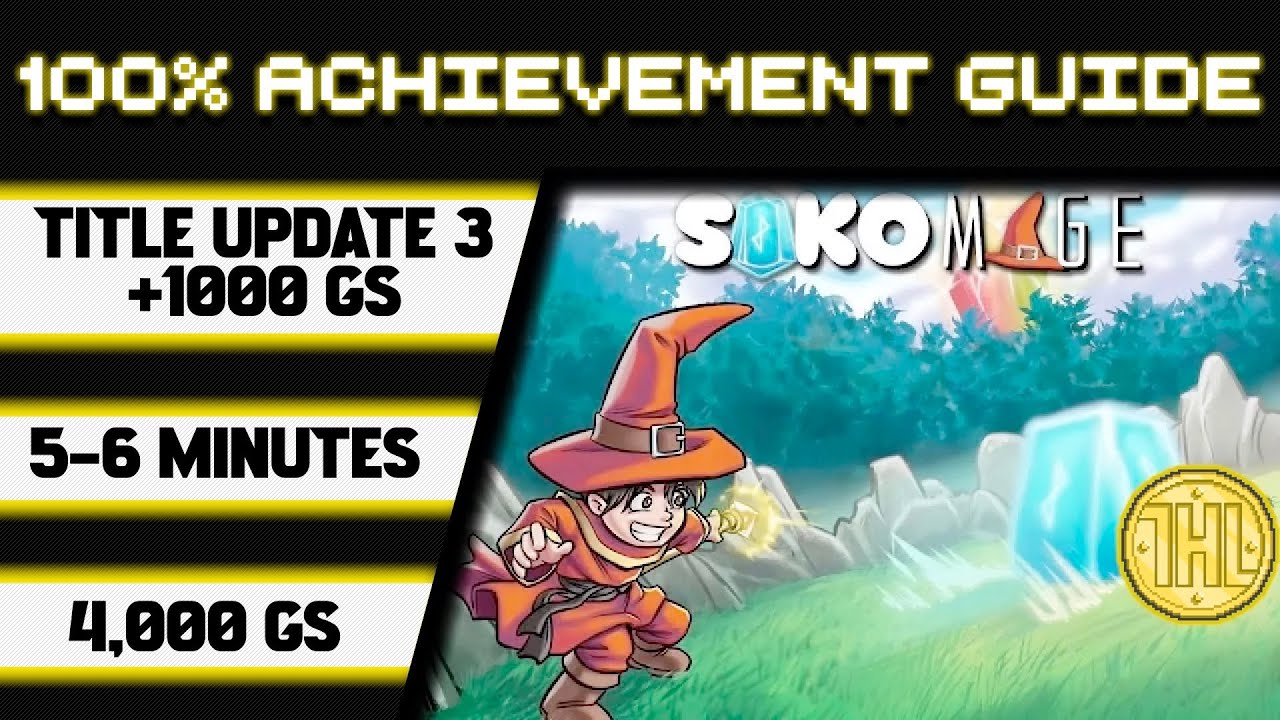 SokoMage Title Update 3 100% Achievement Walkthrough * 1000GS in 5-6 Minutes *